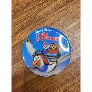 Vintage The Rescuers 3" Promotional Pin